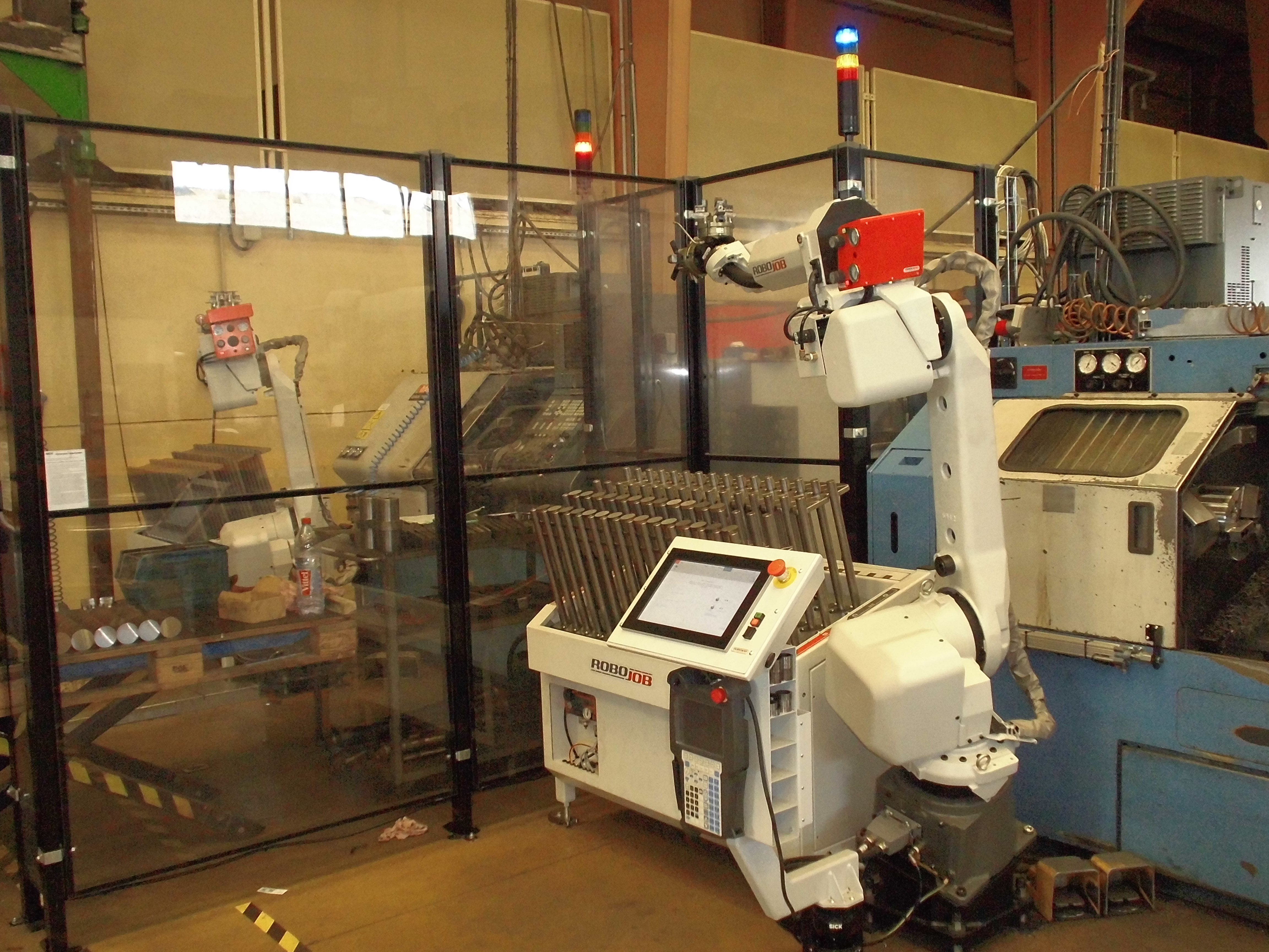 Photo de l'usinage robotisé